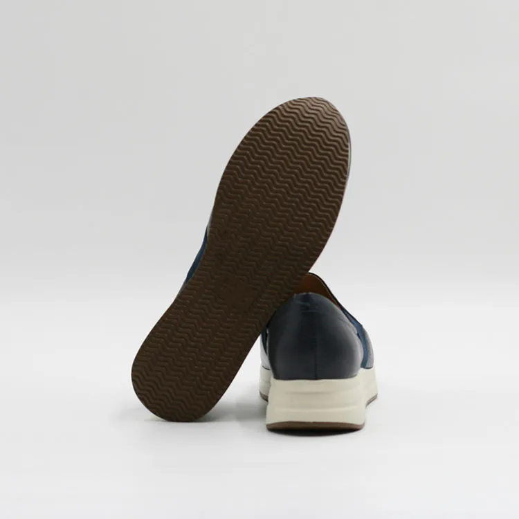 24 Hrs Zapatillas C/Elástico Azul Marino Mujer Casual