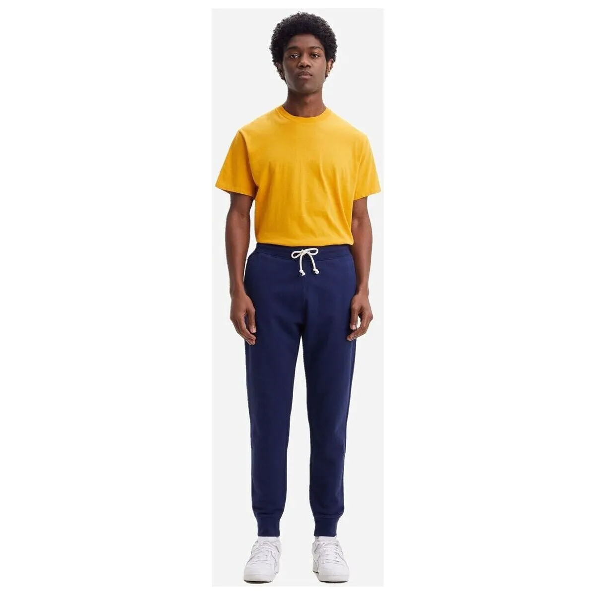 A3783 0001 GOLD TAB JOGGERMEDIEVAL BLUE