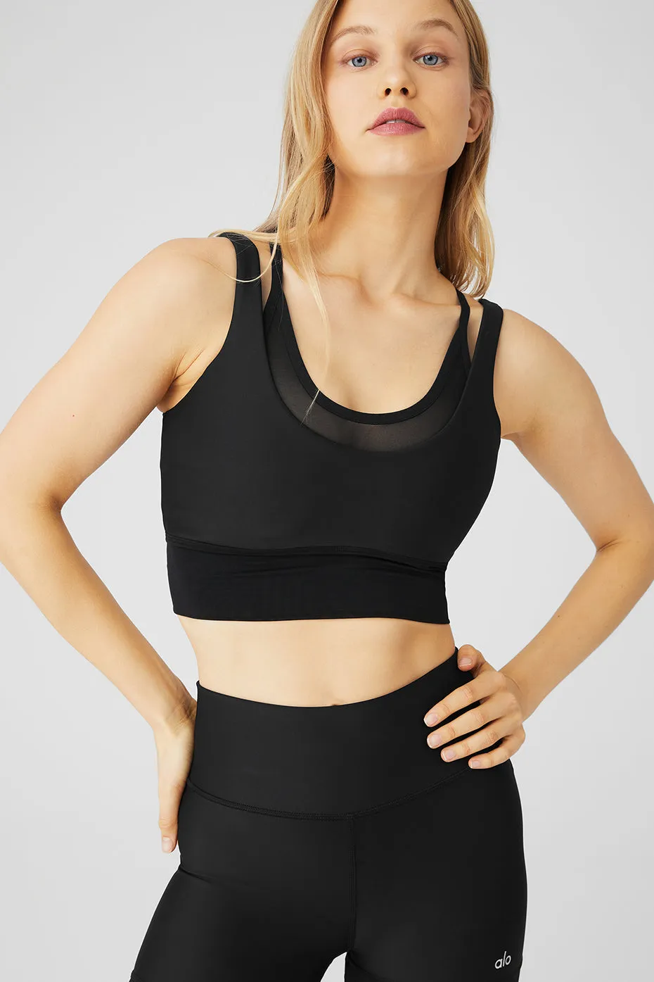 AIRLIFT DOUBLE TROUBLE BRA  BLACK