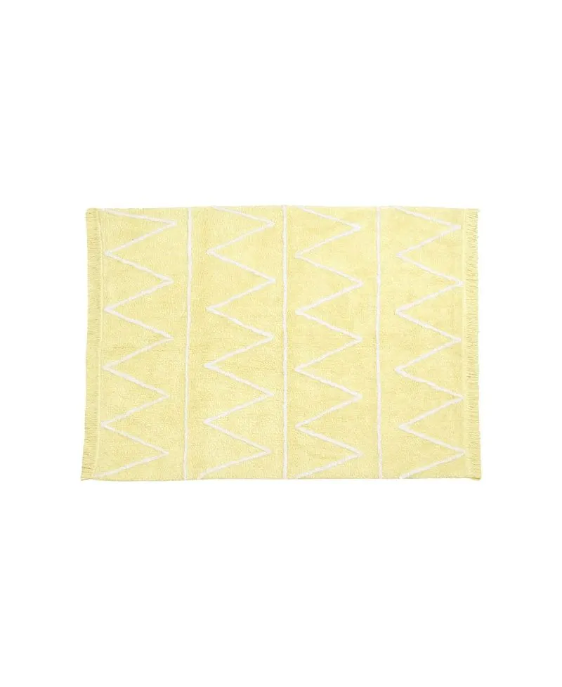 Alfombra Lavable Lorena Canals Hippy Yellow