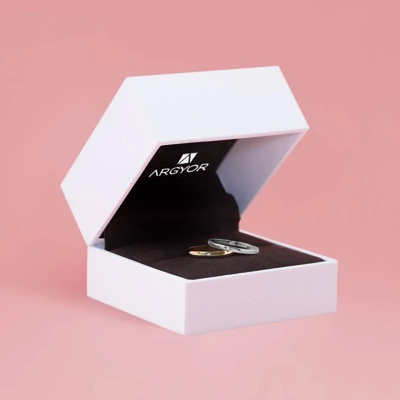 Alianza clásica oro blanco 18 Ktes diamante Argyor de 2.00 mm B20RS1D