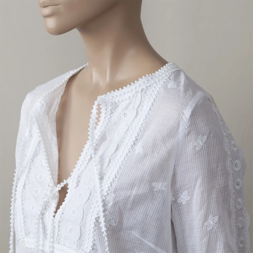 Andrew Gn Blusa Blanco Algodón T 39