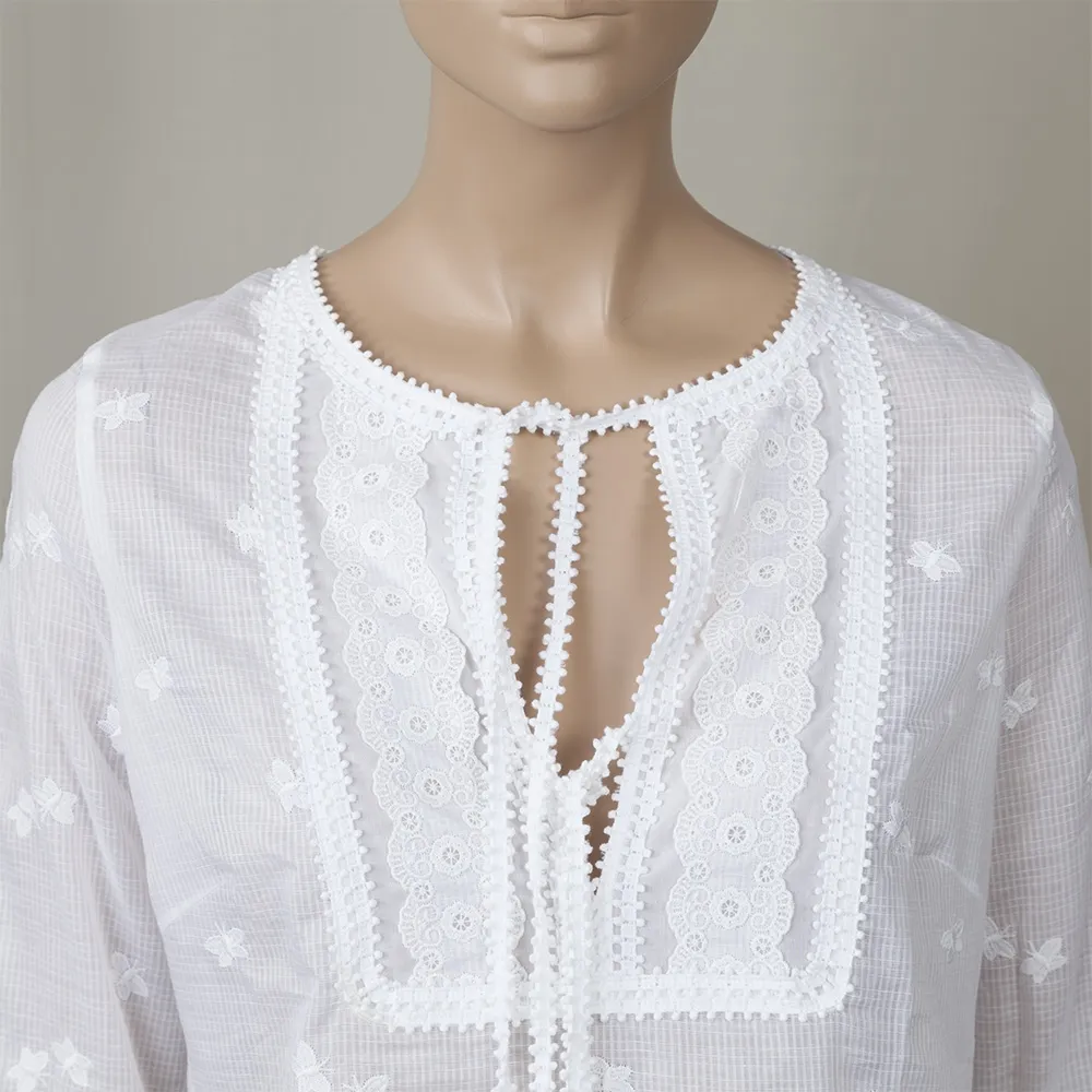 Andrew Gn Blusa Blanco Algodón T 39