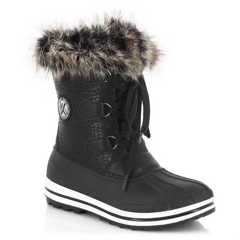 Après bota de esquí Kimberfeel Adriana 2 (Croco noir) mujer