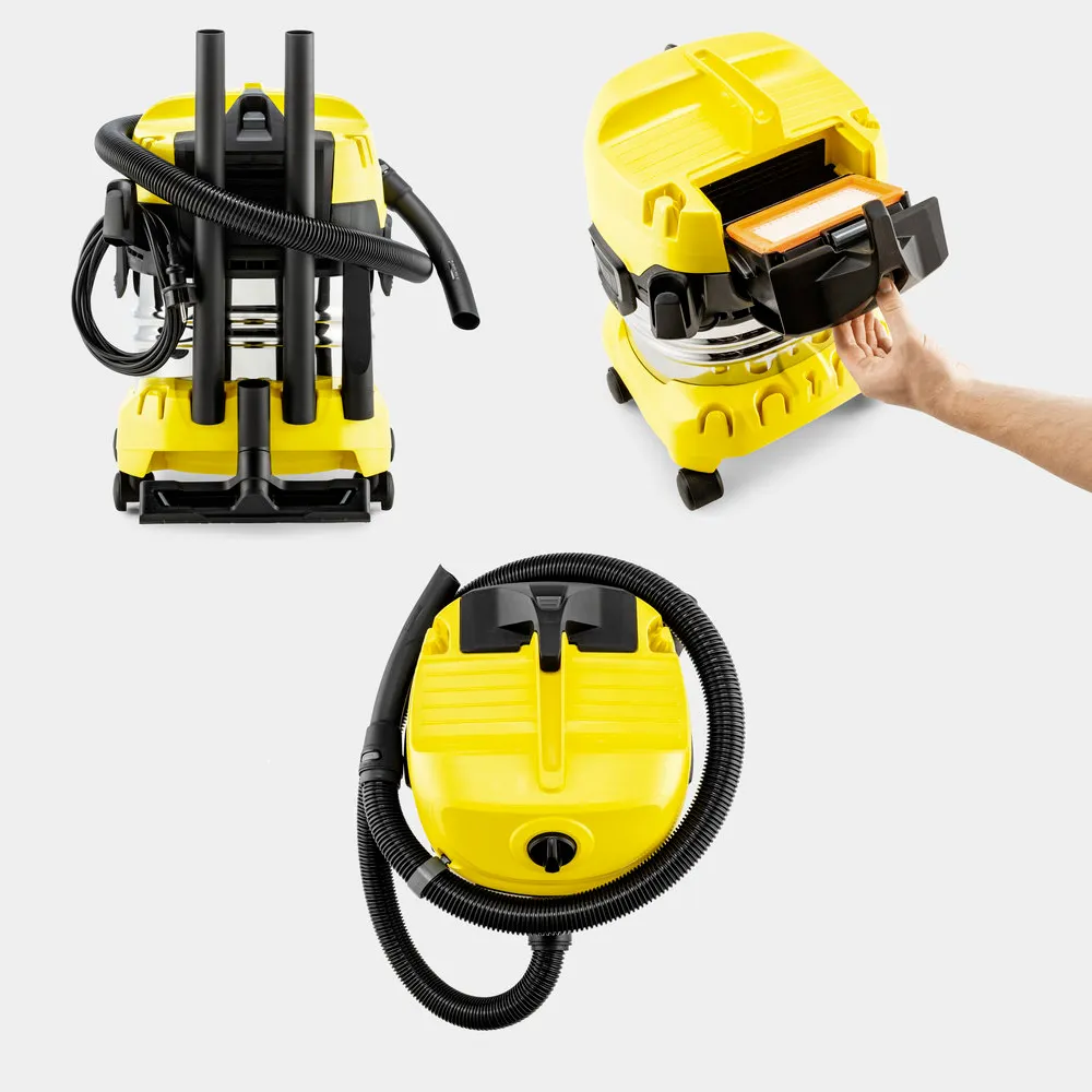 Aspiradora Multifuncional Karcher Seco Y Húmedo Wd4 S