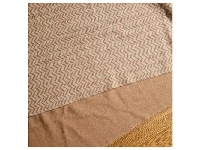 Autre Marque Boggi Milano robó bufanda nuevo Beige Marrón claro 