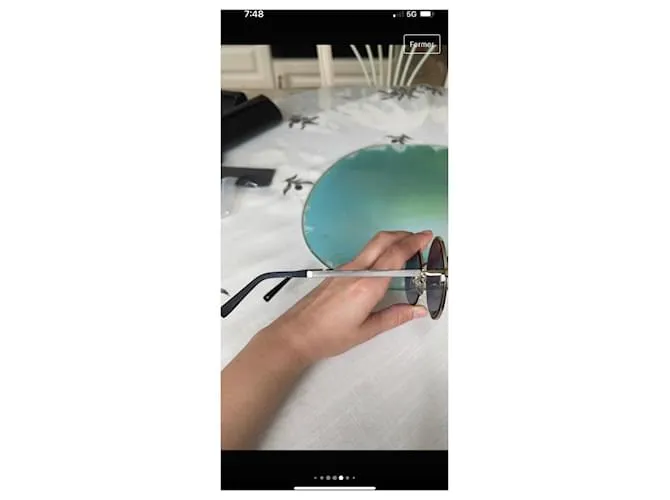 Autre Marque Vanessa Azar 01.01 Dorado Gris Azul oscuro 