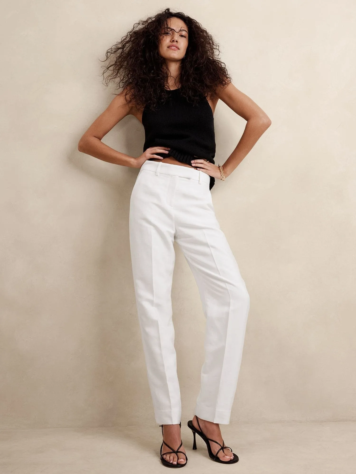 BANANA REPUBLIC PANTALÓN MUJER HIGHRISE ITALIAN VISCOSELINEN