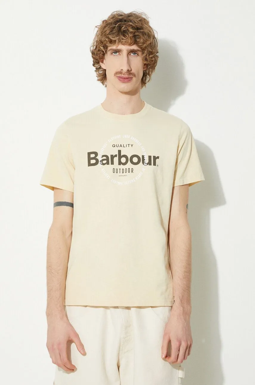 BARBOUR TSHIRT WITH PRINT