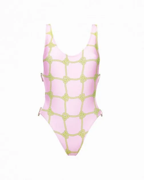 Bañador Chiara Ferragni A4913 Rosa