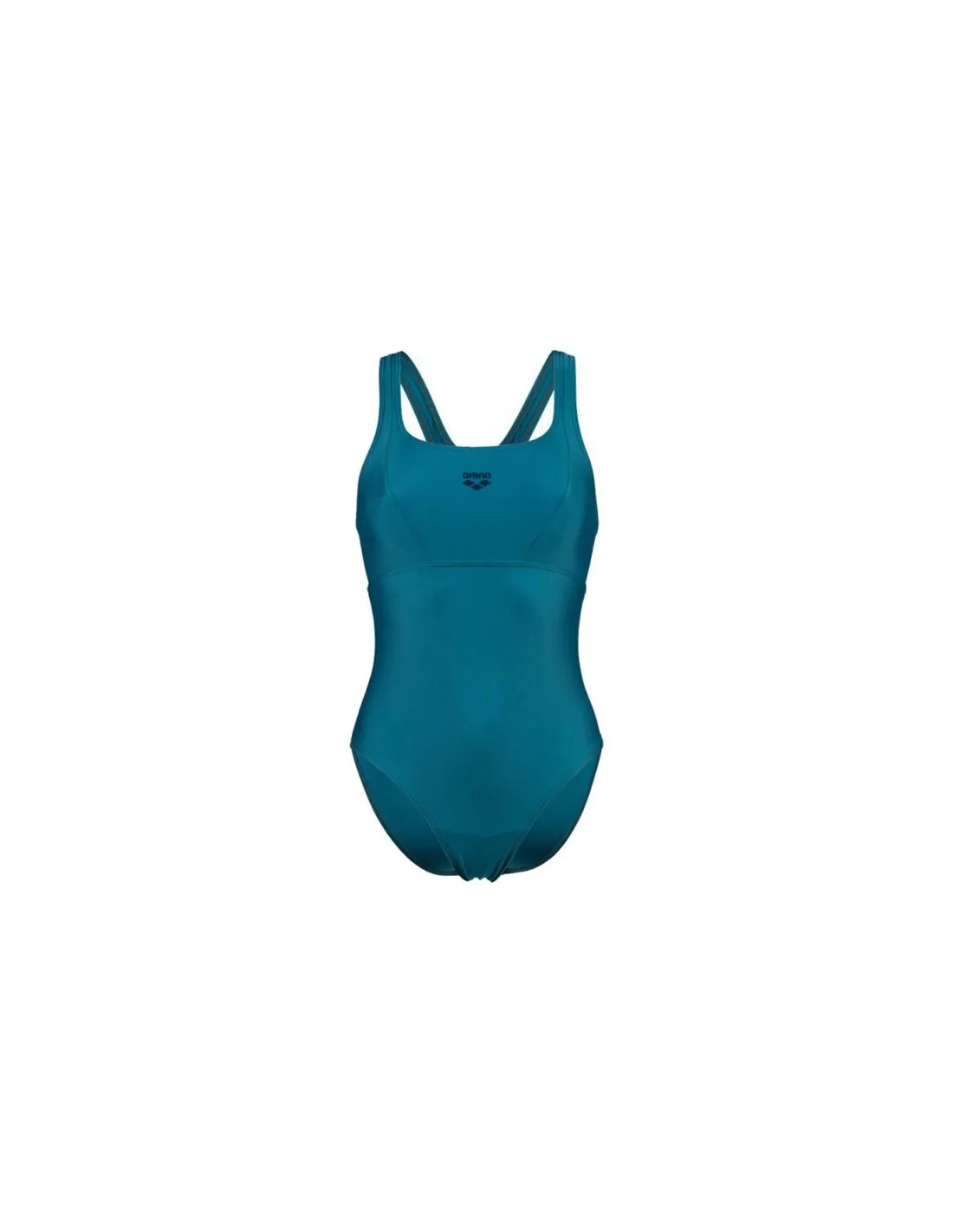 Bañador de Natación Arena Solid Swimsuit Mujer Deep Teal