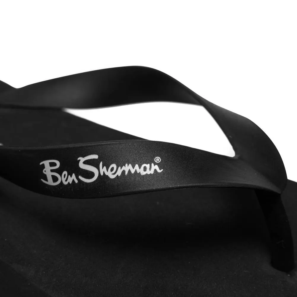 BEN SHERMAN FALMOUTH HOMBRE CHANCLAS DE DEDO BEN3164NEGRO