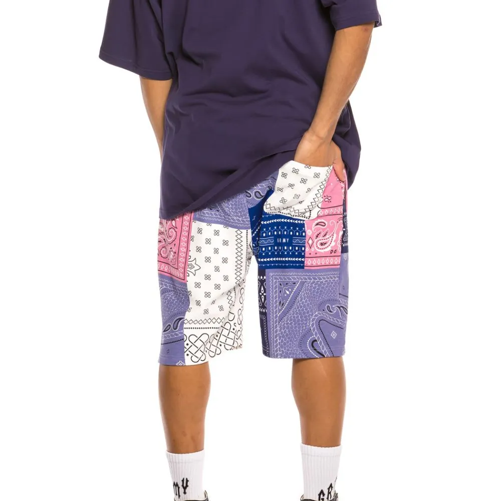 Bermuda Grimey Carnitas All Over Print Sweatshorts SS20 White