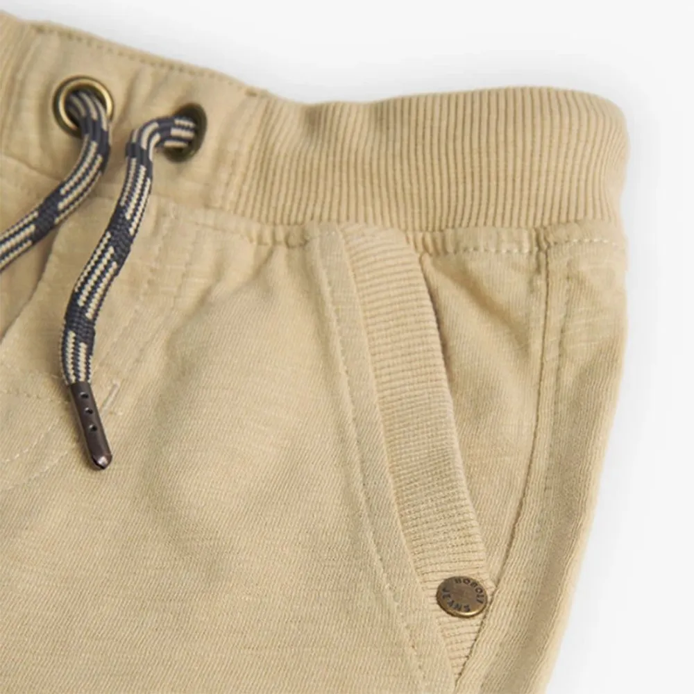 Bermudas de punto flamé de bebé niño Boboli 328047 BEIGE CORDONETS