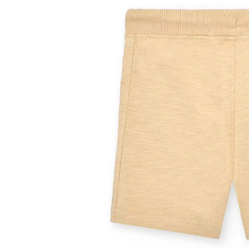 Bermudas de punto flamé de bebé niño Boboli 328047 BEIGE CORDONETS