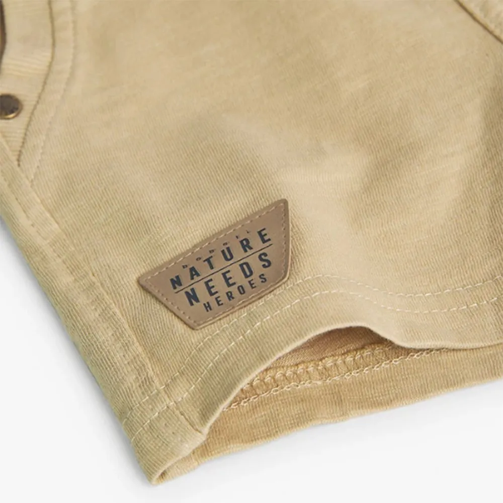 Bermudas de punto flamé de bebé niño Boboli 328047 BEIGE CORDONETS