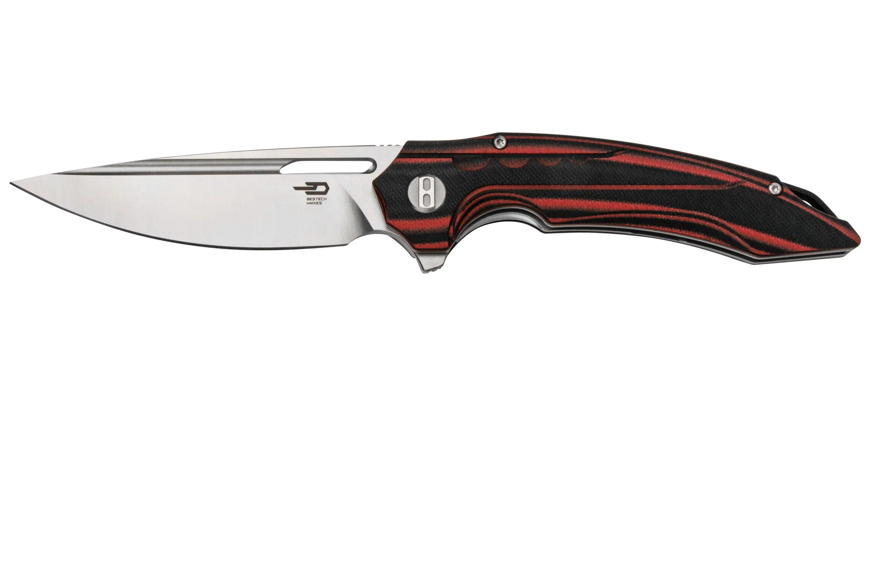 Bestech Ornetta BL02B Stonewashed & Satin, G10 & Carbonfiber, navaja