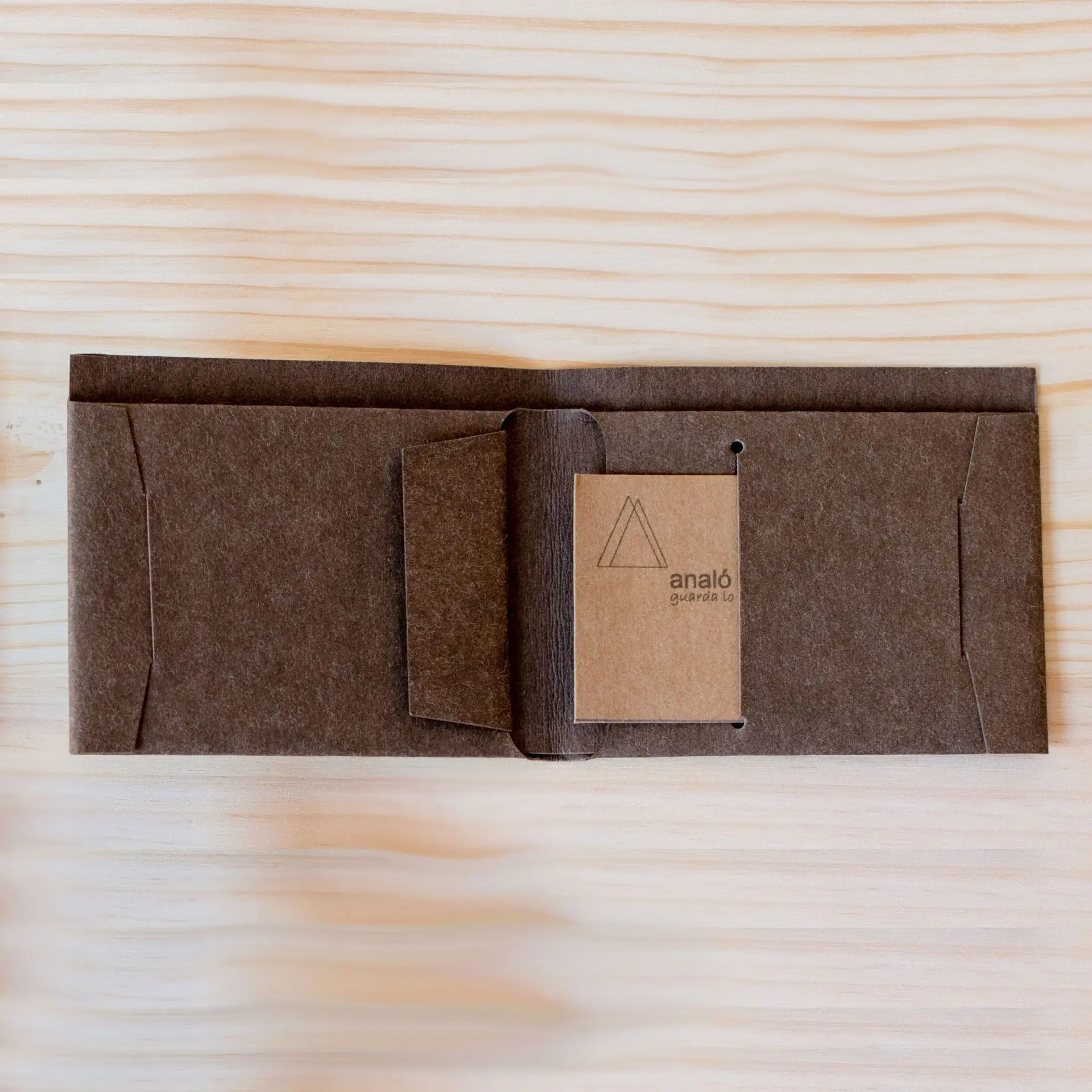 Billetera de papel lavable con monedero