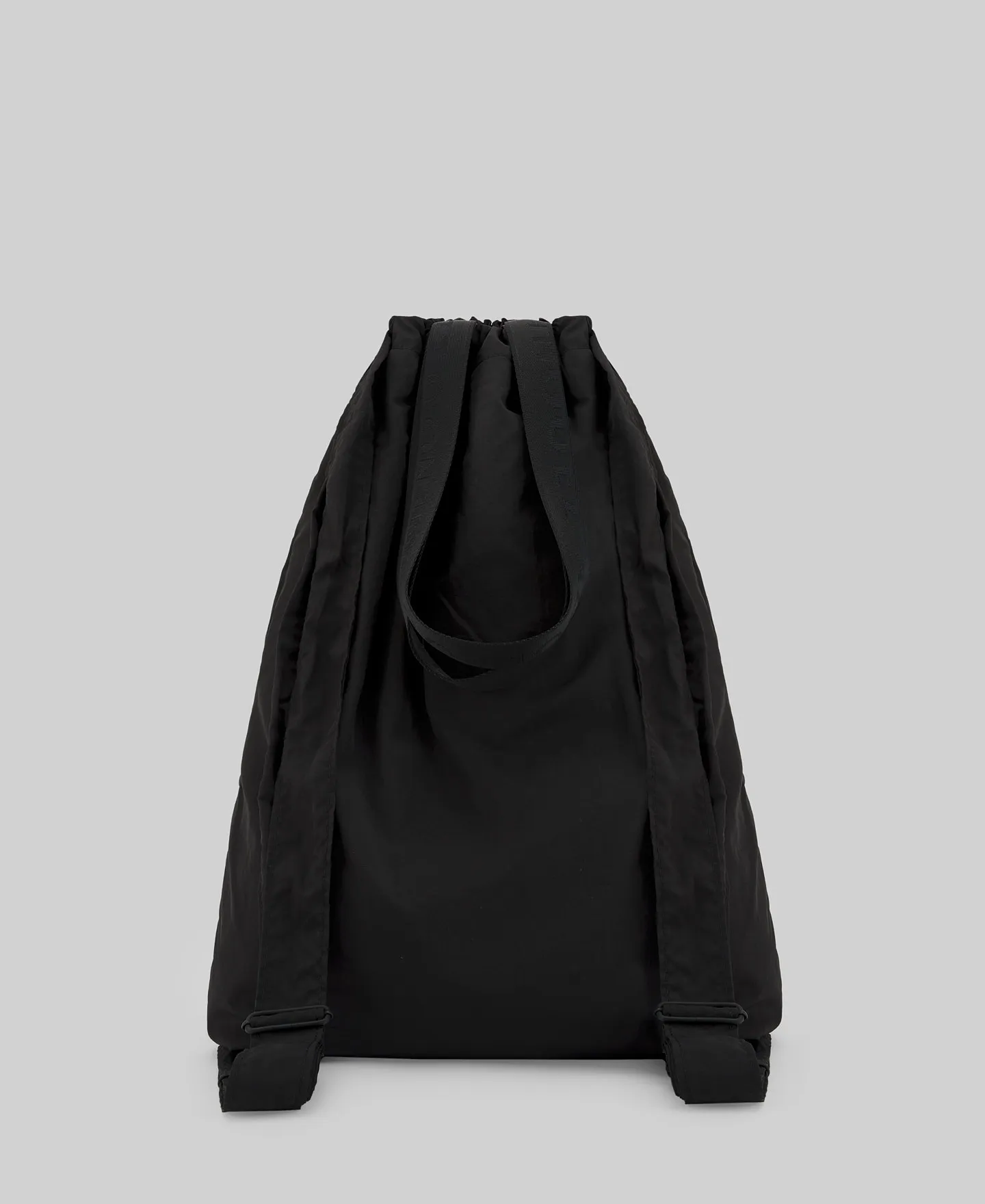 Black nylon shopper man