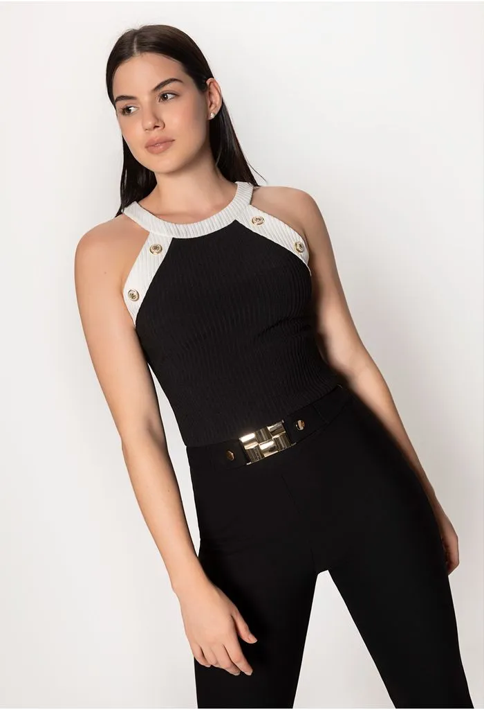 Blusa para mujer estilo halter