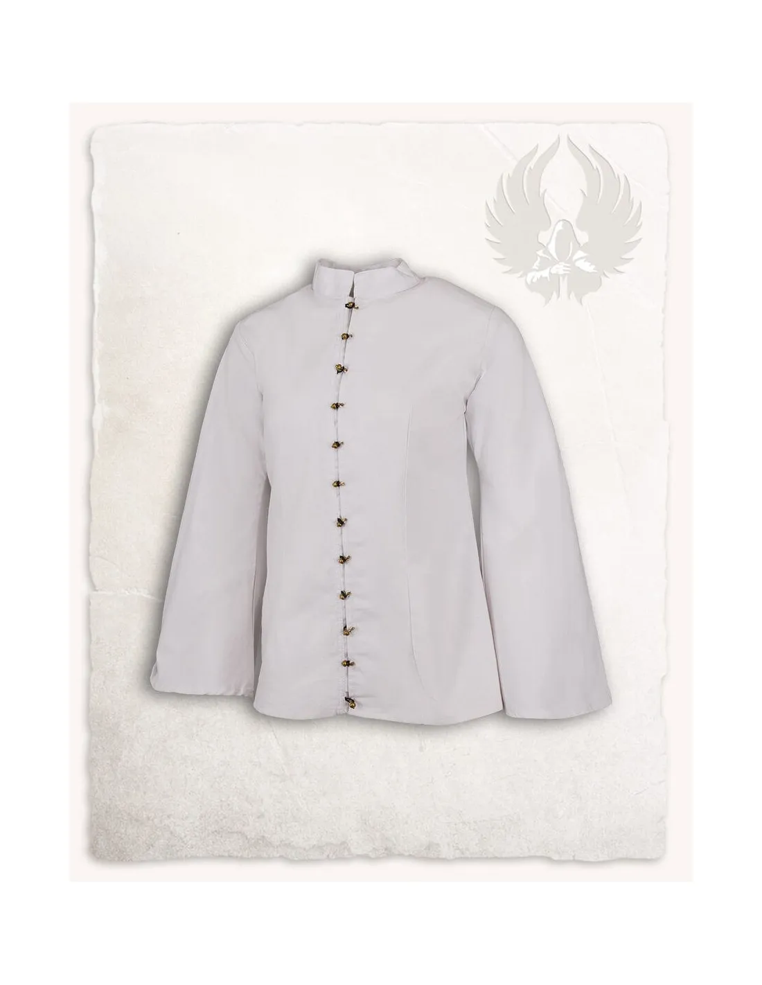 Blusa pirata modelo Kassandra, color blanco