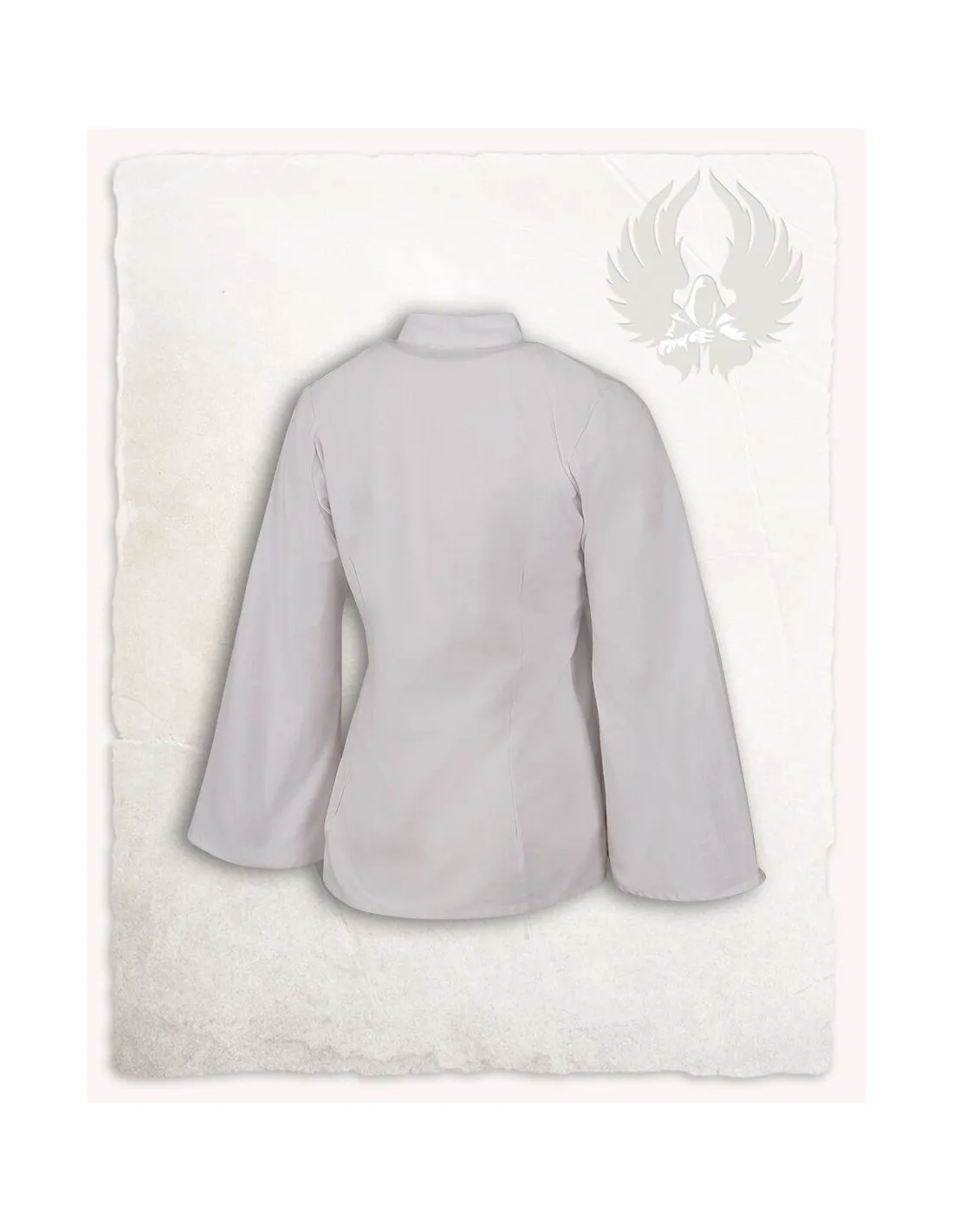 Blusa pirata modelo Kassandra, color blanco