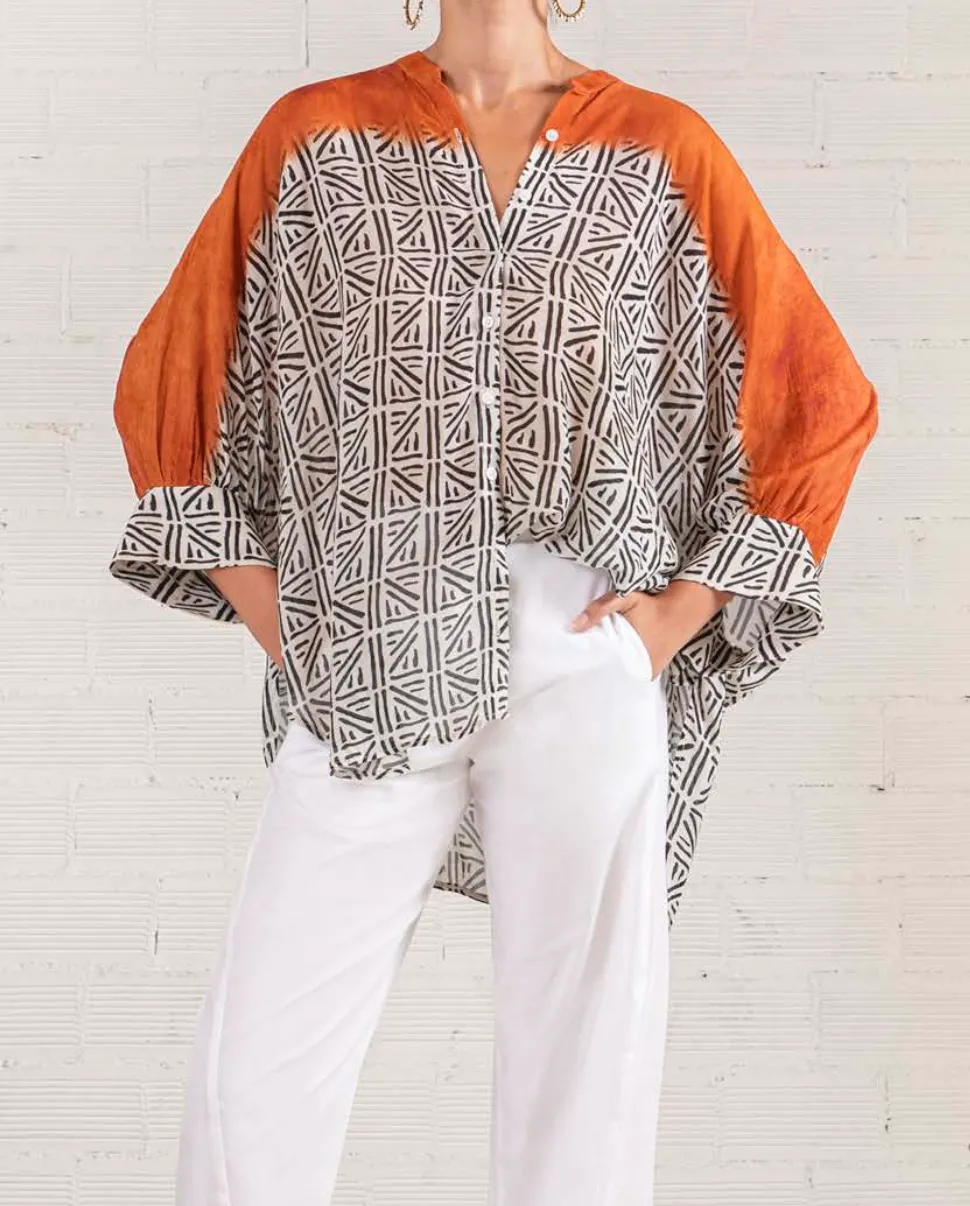 BLUSN PRINT IKAT