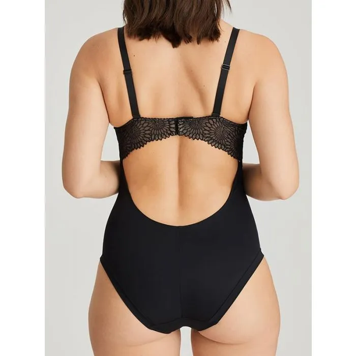 Body Moldeador PrimaDonna Sophora con aros 0463186 Negro