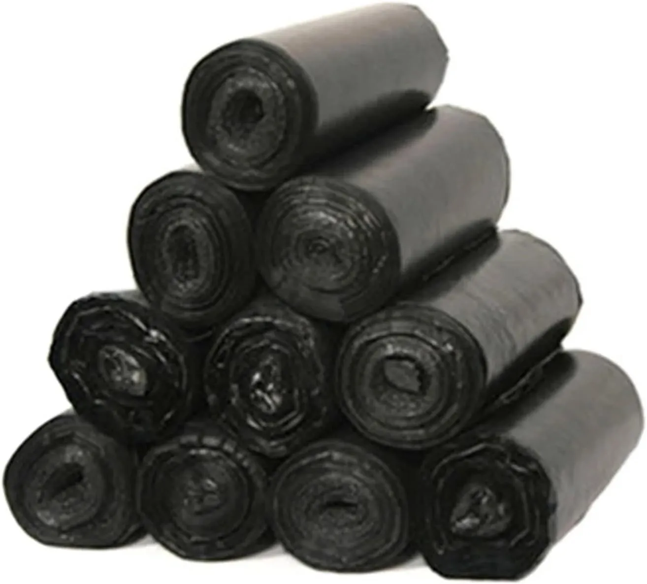 Bolsas de basura negras  basura portátil  rollos grandes  espesar  hogar  cocina  baño  contenedor de clasificación  suministros