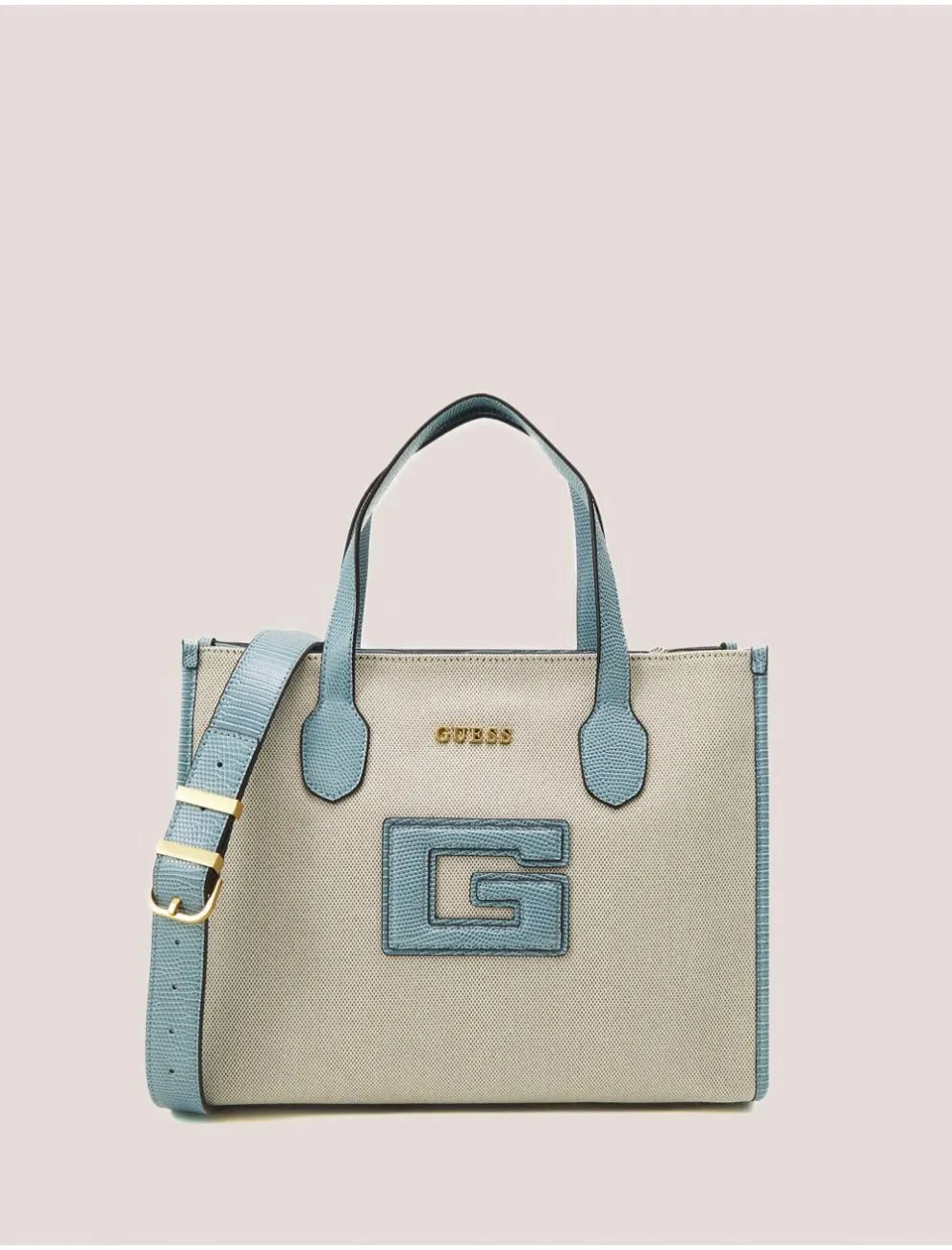 Bolso Bandolera Guess G Status 2  Beig