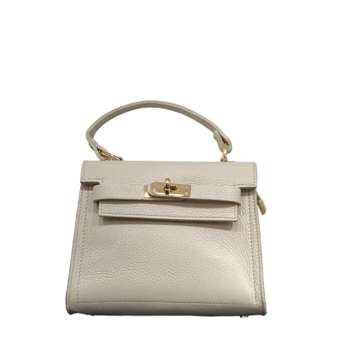 Bolso clásico mini Debod beigge