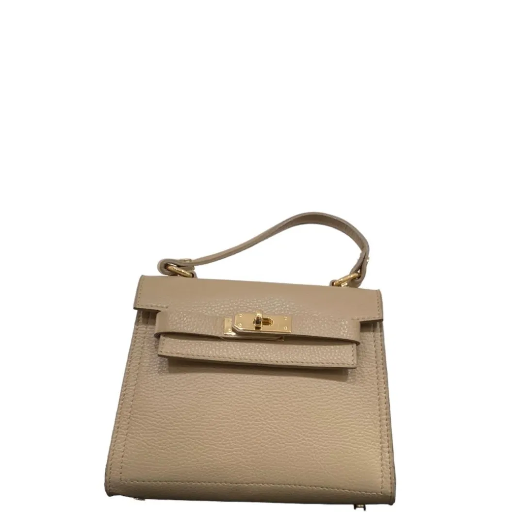 Bolso clásico mini Debod topo claro