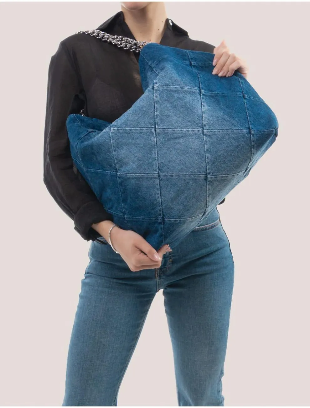 Bolso De Hombro Obvio Juno Azul