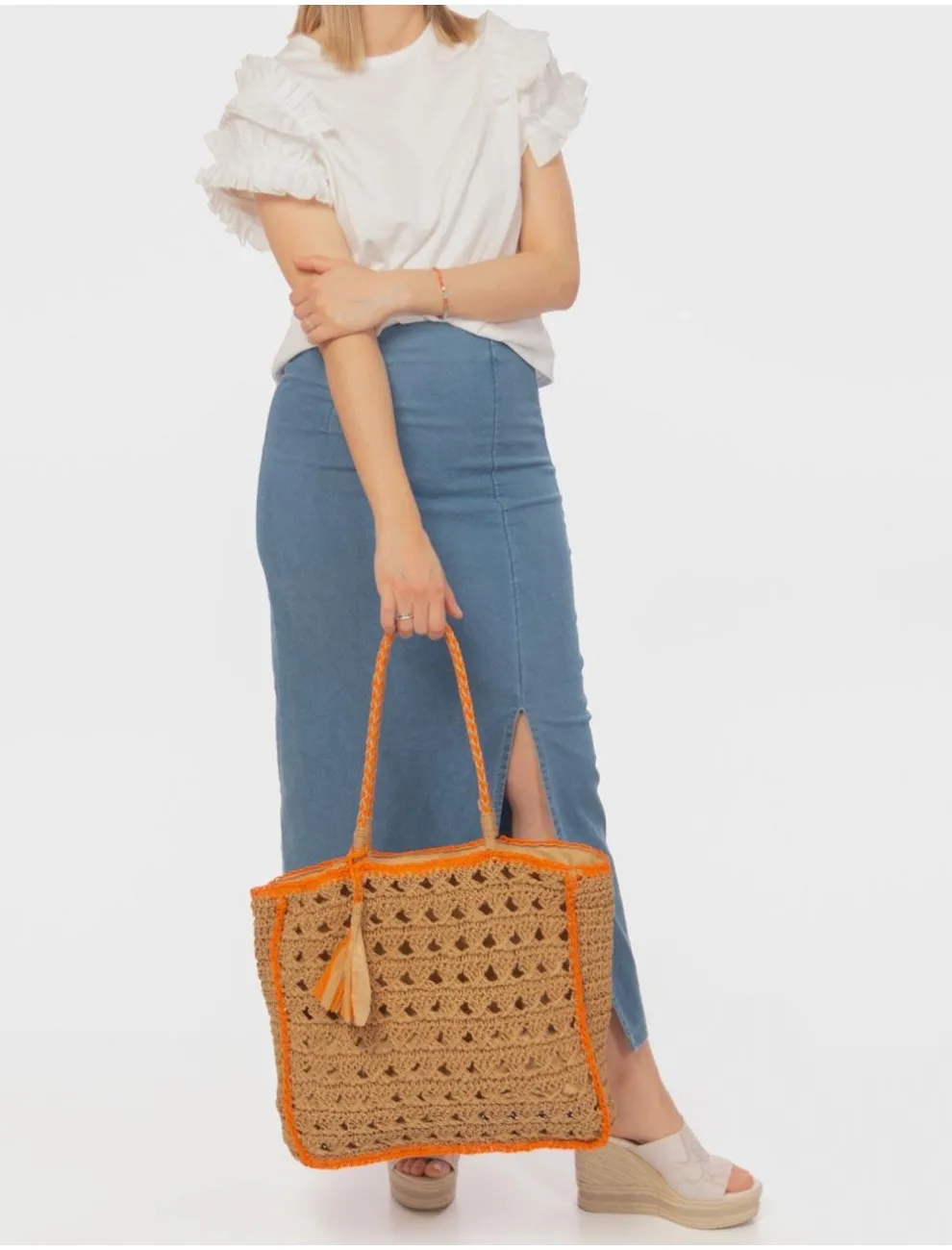 Bolso Mujer Obvio Medas Naranja