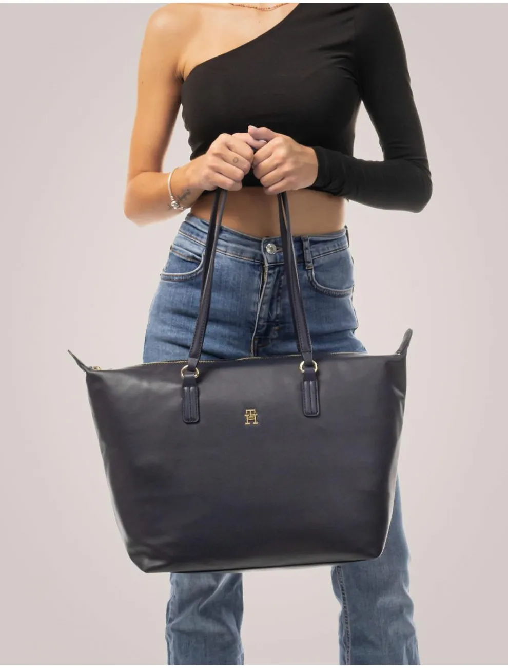 Bolso Mujer Tommy Hilfiger Poppy Plus Tote Marino