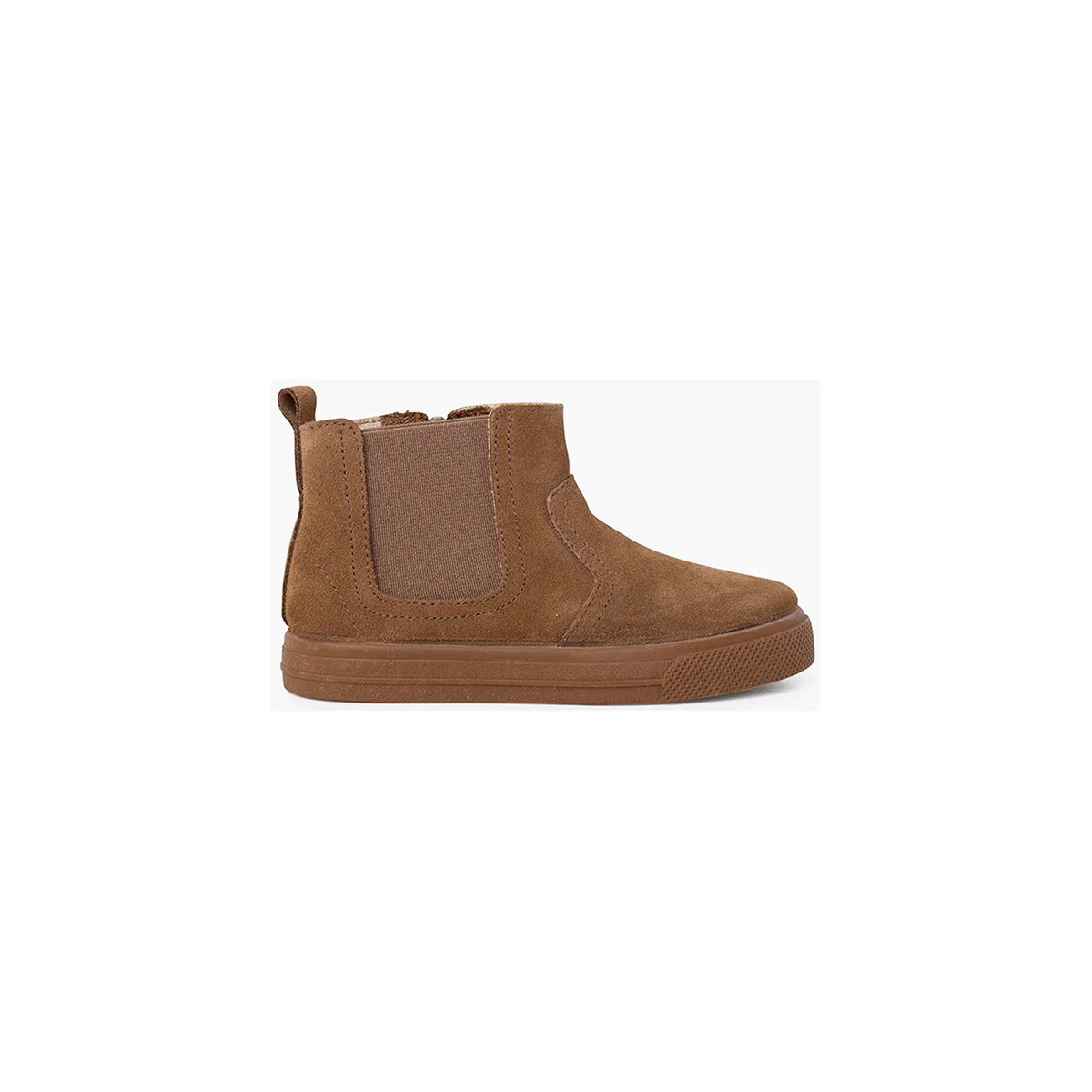 botas suela ancha cremallera y elástico niños