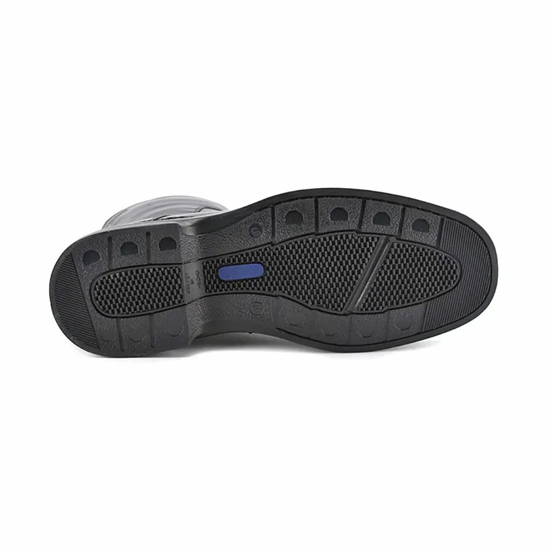 Botines Hombre Piel Piso Goma Forro Borreguillo 6825 Negro, de Latino