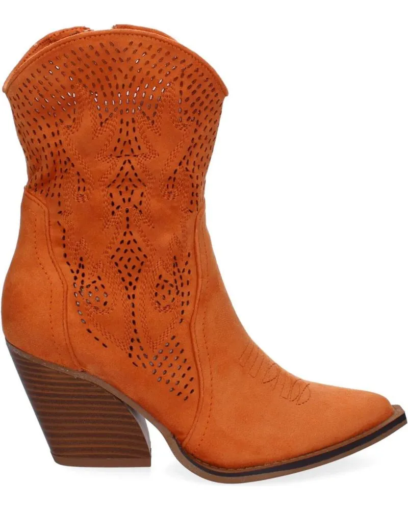 Botines PUNTOSALAO  de Mujer BOTINES DE TACON CAMPERO ESTILO CAWBOY COMODOS PARA MUJER CO  VARIOS COLORES