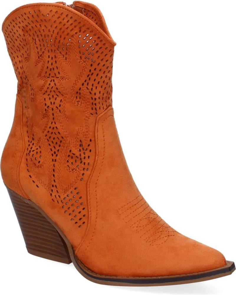 Botines PUNTOSALAO  de Mujer BOTINES DE TACON CAMPERO ESTILO CAWBOY COMODOS PARA MUJER CO  VARIOS COLORES