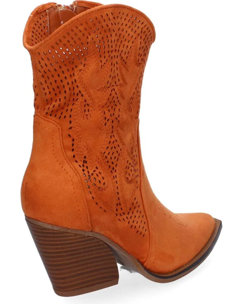 Botines PUNTOSALAO  de Mujer BOTINES DE TACON CAMPERO ESTILO CAWBOY COMODOS PARA MUJER CO  VARIOS COLORES