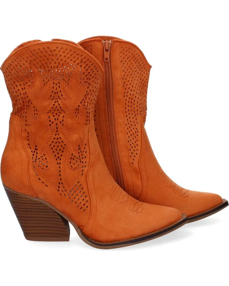 Botines PUNTOSALAO  de Mujer BOTINES DE TACON CAMPERO ESTILO CAWBOY COMODOS PARA MUJER CO  VARIOS COLORES