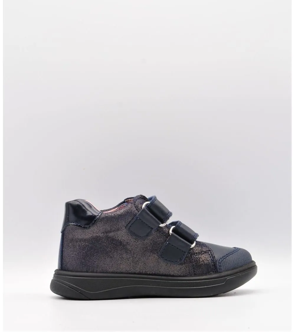 BOTÍNES PABLOSKY NIÑA DOBLE VELCRO AZUL MARINO 020520
