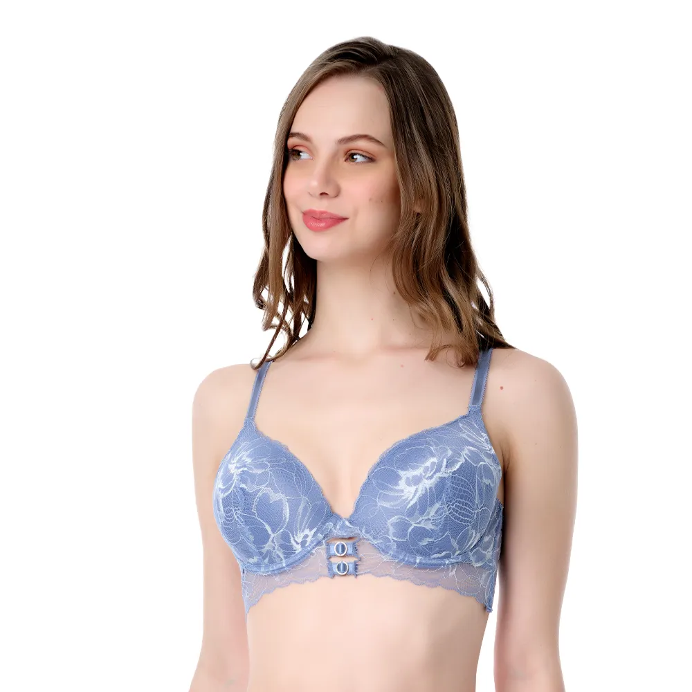 Brasier coordinable con detalles de mesh  24574 Lady Carnival