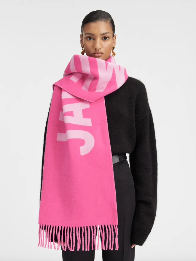 Bufanda Jacquemus rosa