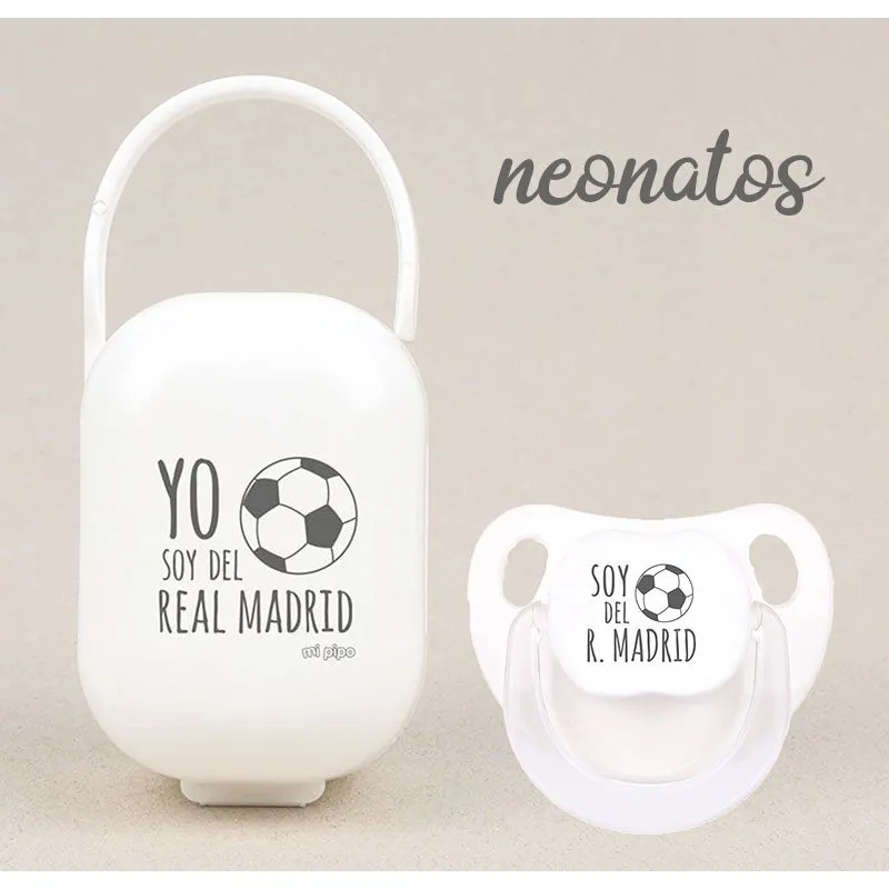 Cajita y chupete Real Madrid