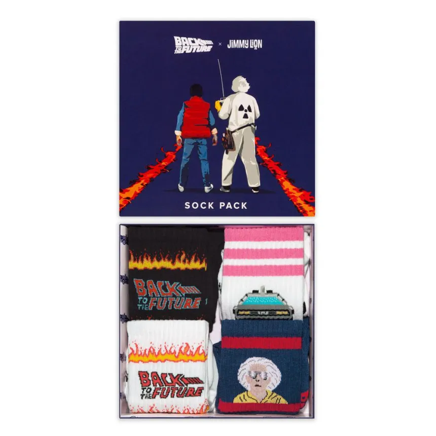 Calcetines Jimmy Lion Back To The Future Pack Unisex