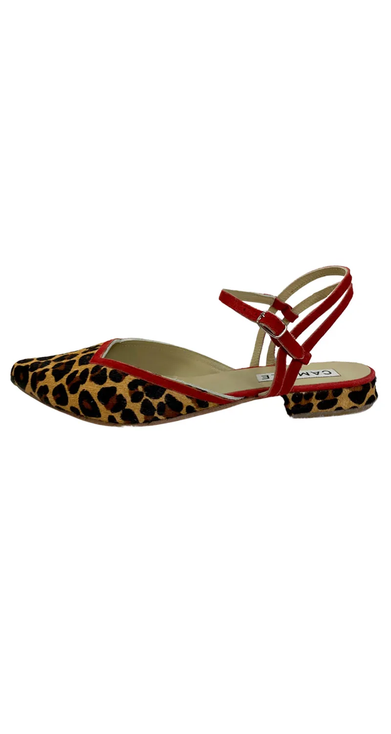 CAMILLE Flats Animal Print