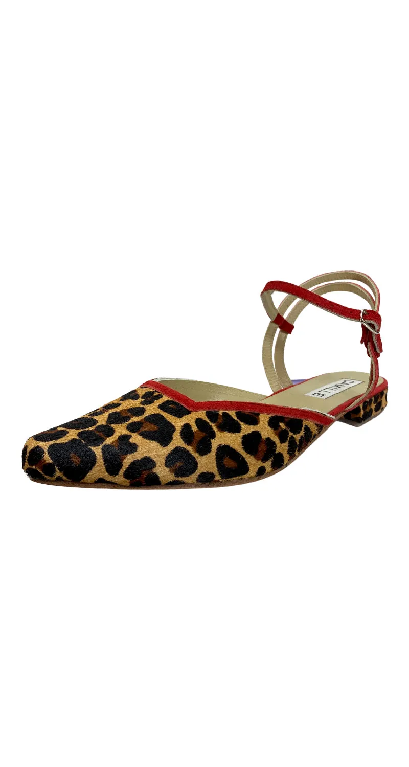 CAMILLE Flats Animal Print