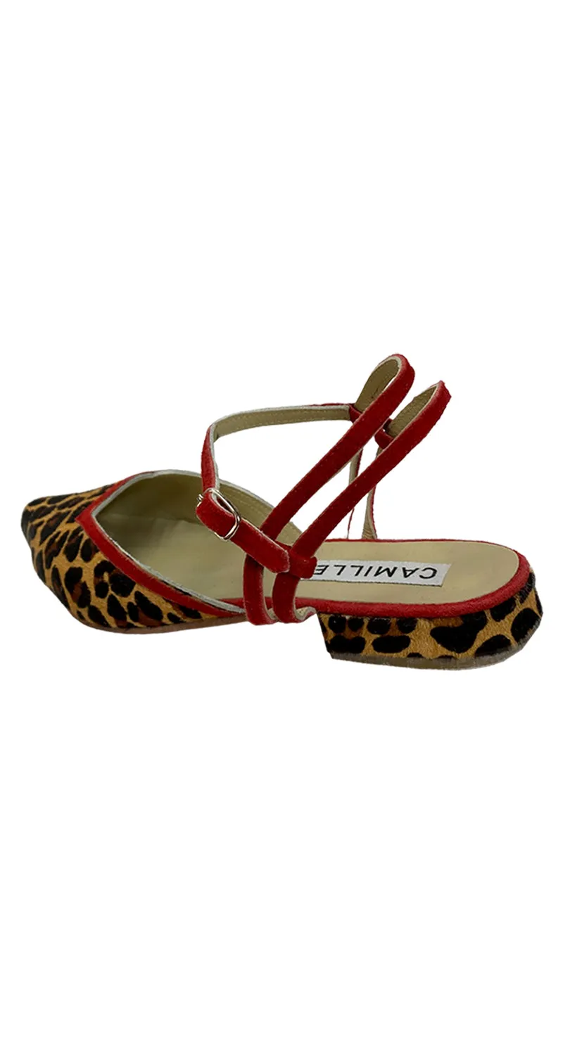 CAMILLE Flats Animal Print