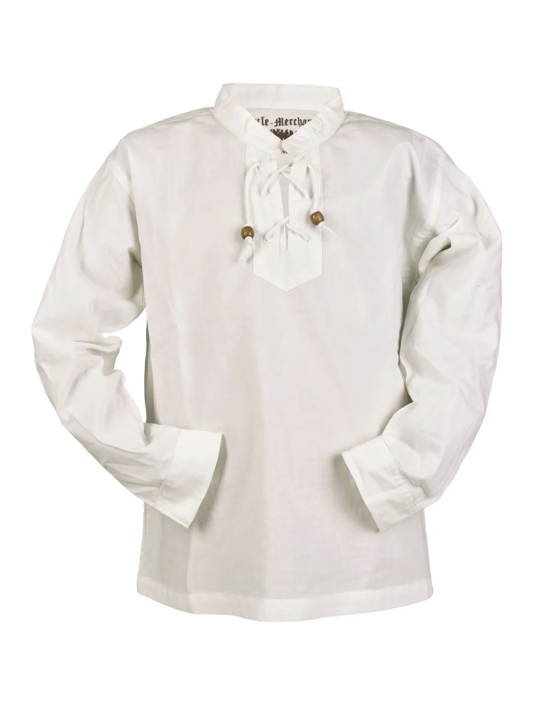 Camisa medieval blanco natural para niño, Colin